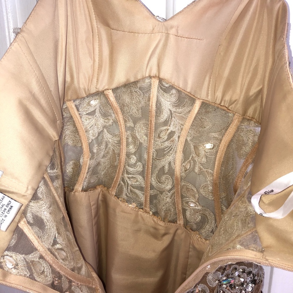 Gold Prom Dress - Picture 5 of 11